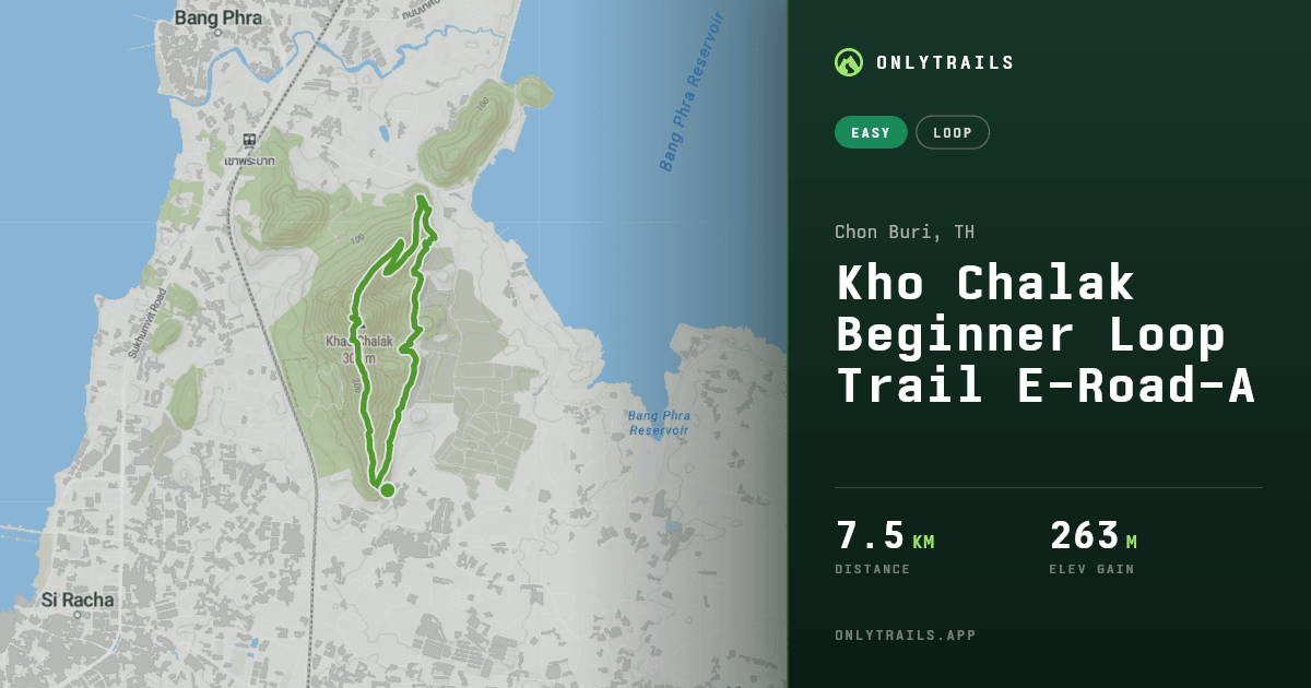 Kho Chalak Beginner Loop Trail E-Road-A