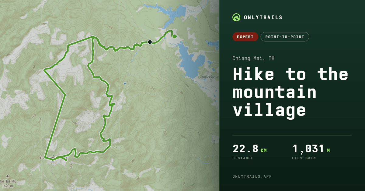 Hike to the mountain village