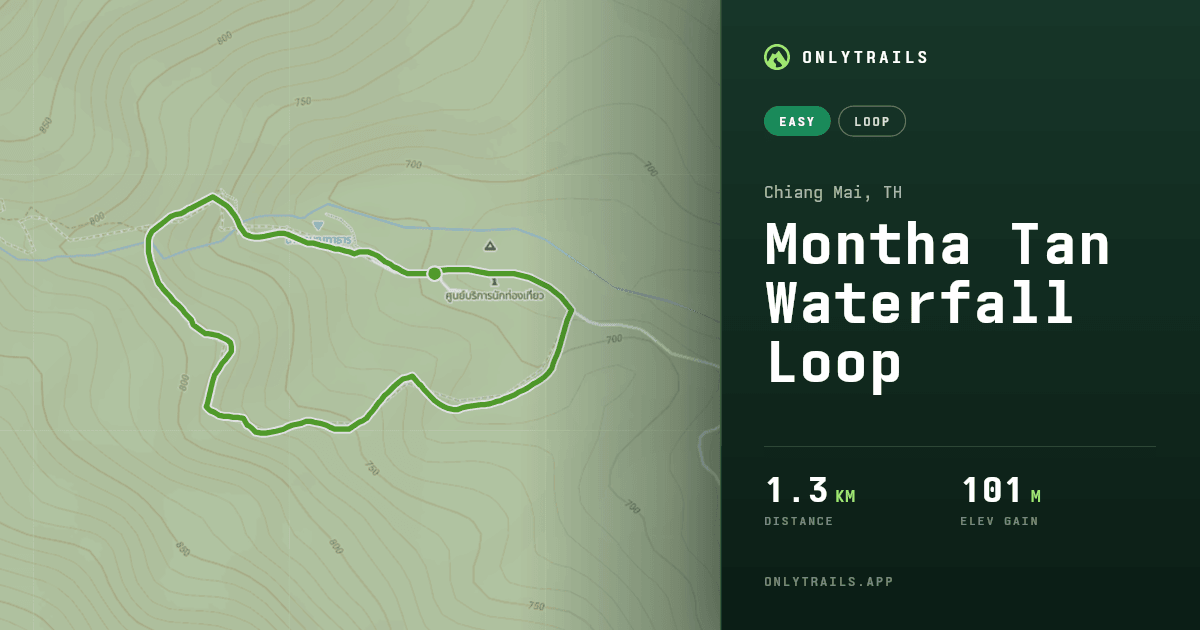 Montha Tan Waterfall Loop