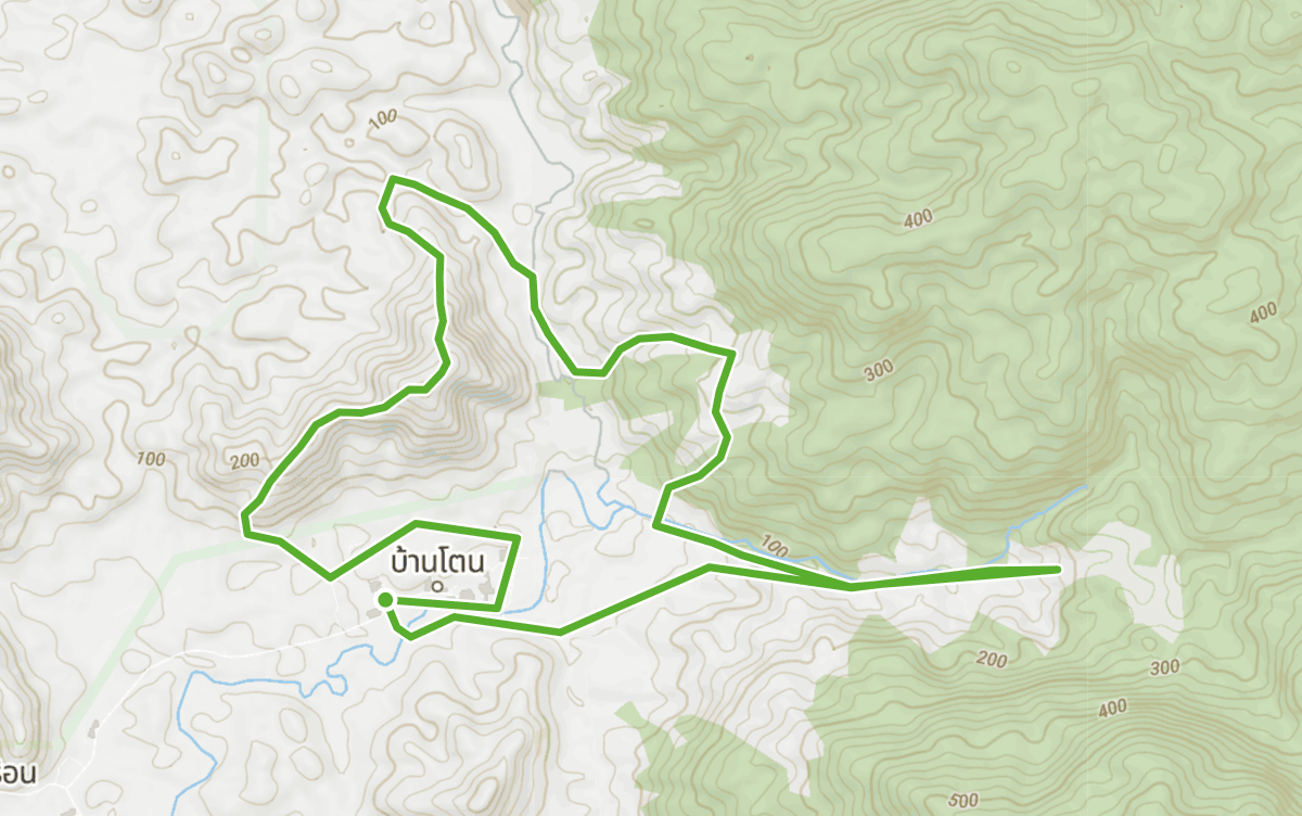 Trail map route for STN15 Tonpanan satin