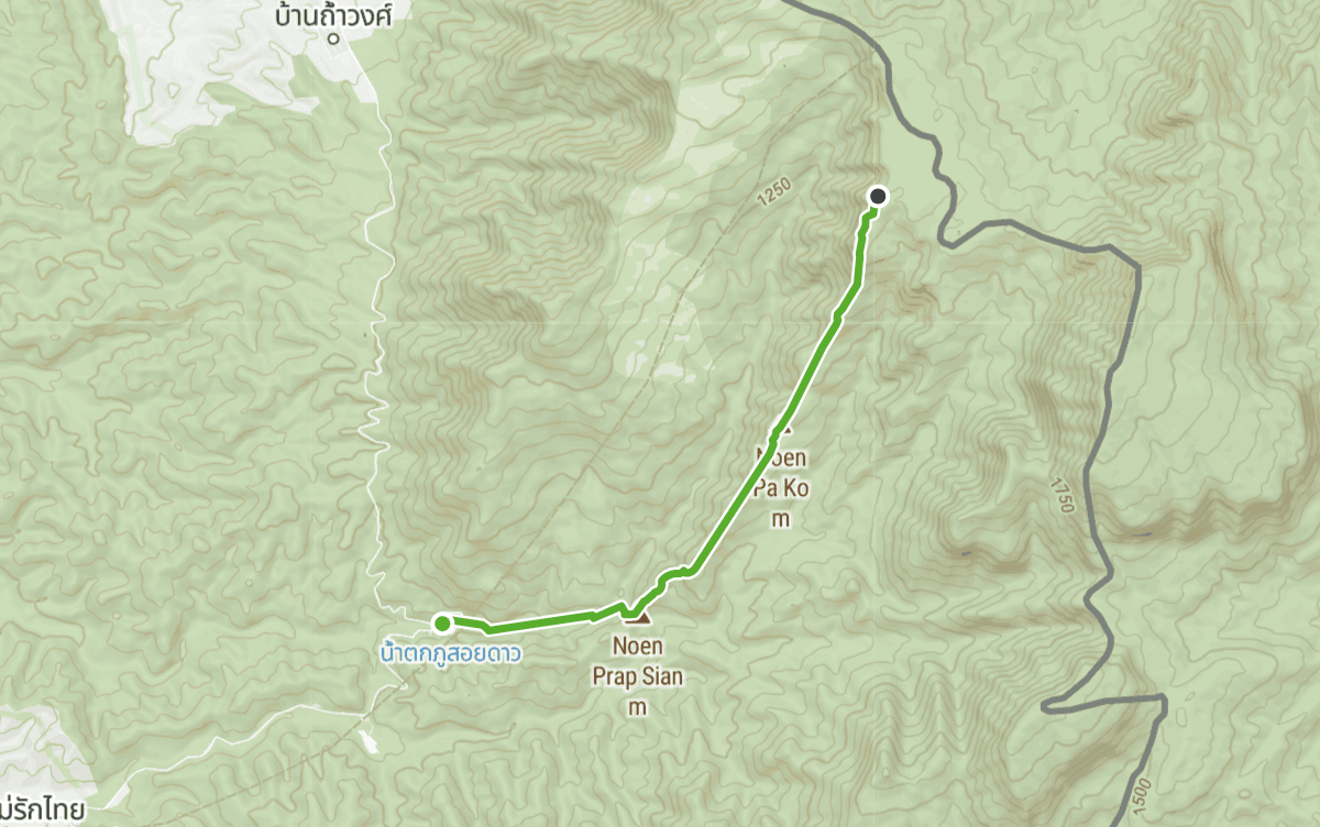 Trail map route for Free Hike