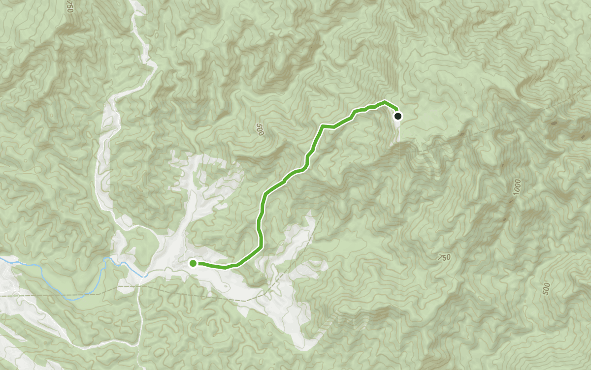 Trail map route for Tha Song Yang District Doi Thule Walk