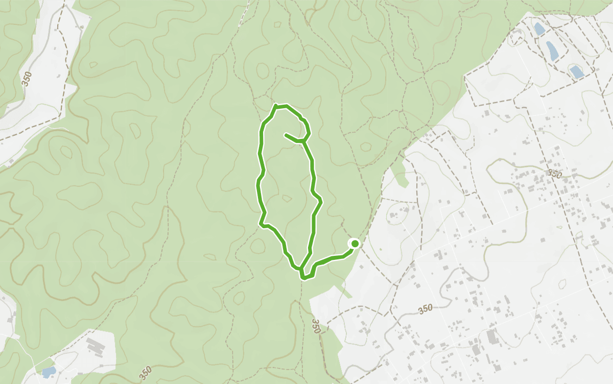 Trail map route for Ban Chom Chaeng Trail 1
