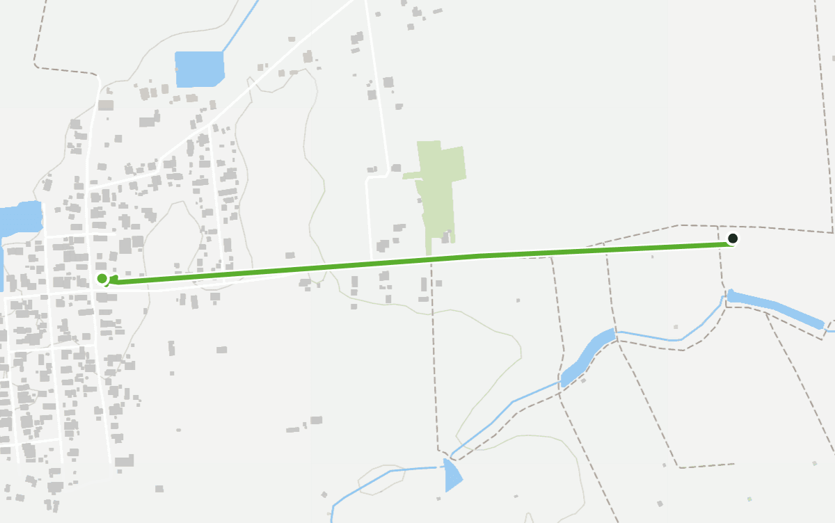 Trail map route for Ban Dan Lan Hoi District Walk