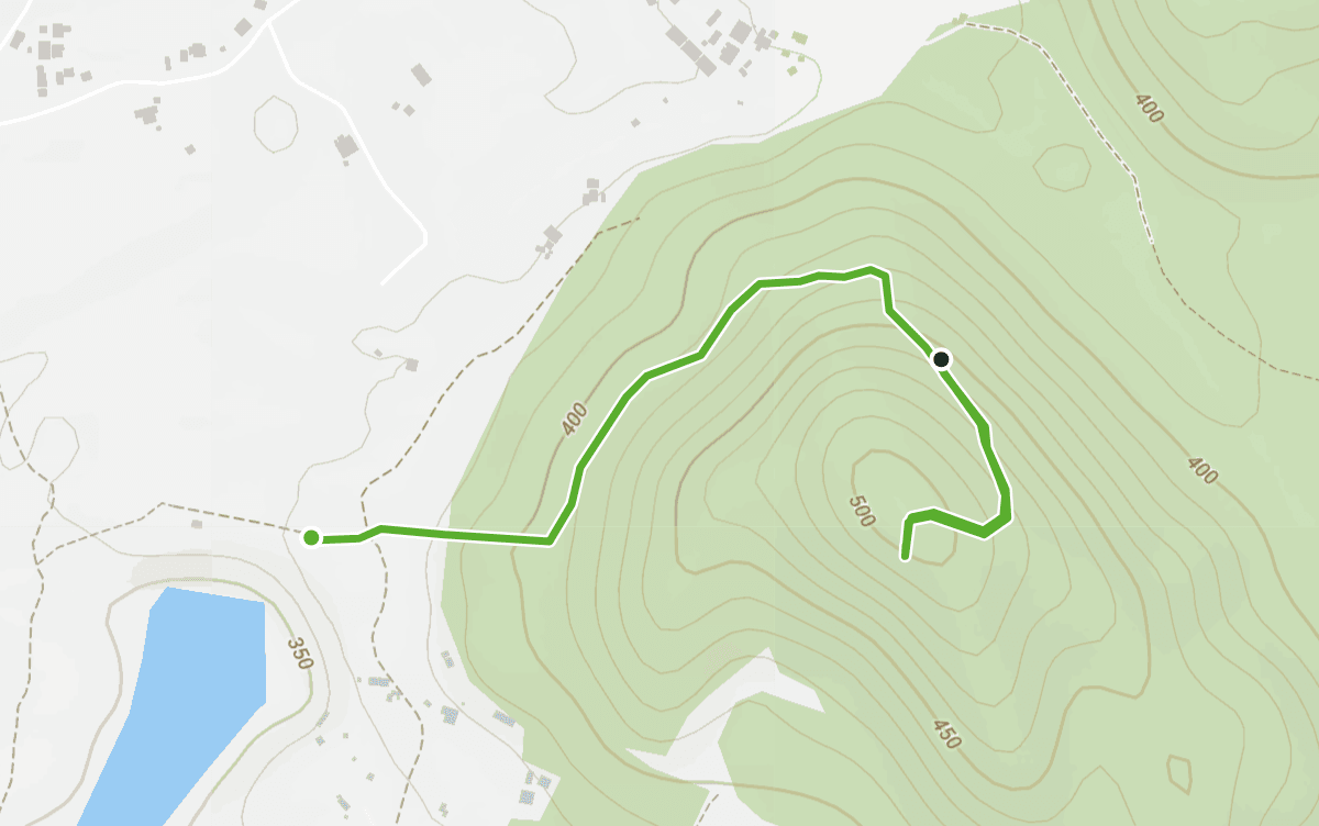 Trail map route for Antioch Lahu Shen Leh Christian Church Walk