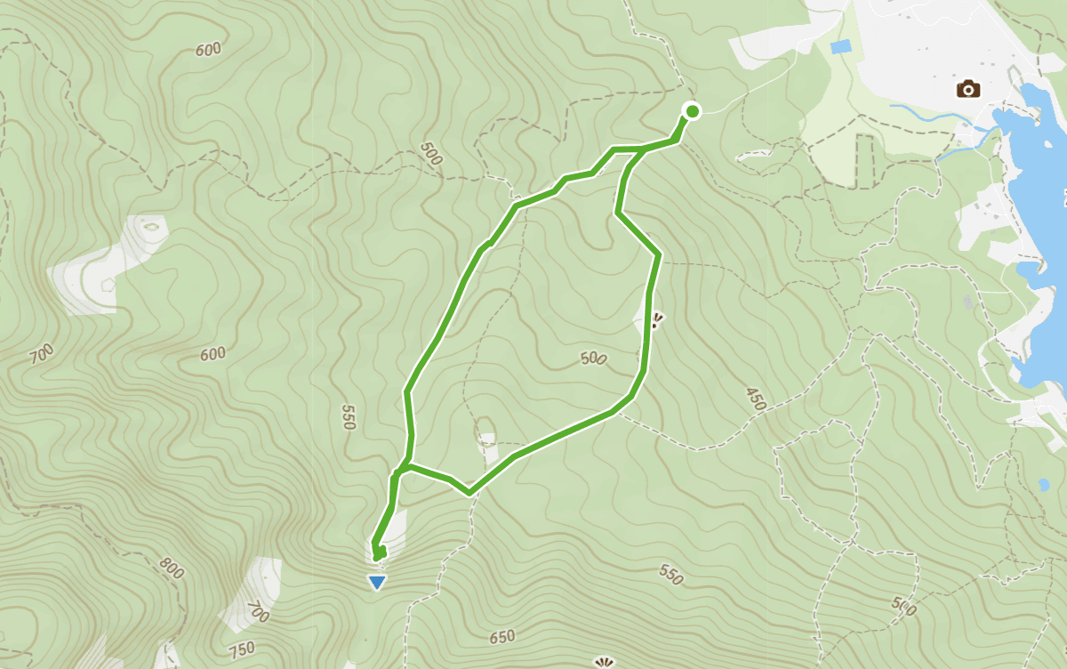 Trail map route for Ban Huai Tueng Thao Loop