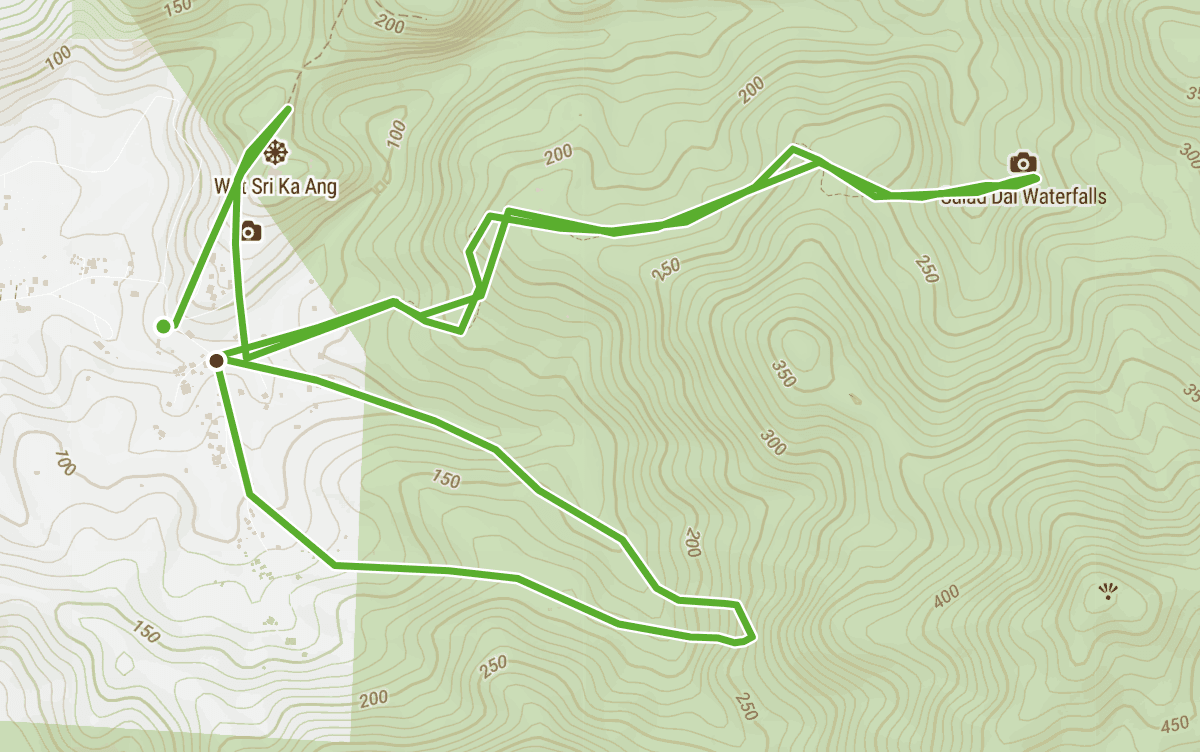 Trail map route for Teenkai